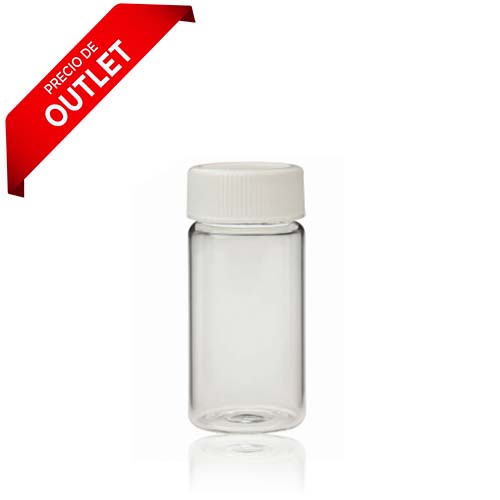 17650. VIAL HDPE 20ML, 27X61MM P/CENTELLEO LIQUIDO C/TAPA UREA 22-400 Y REVESTIMIENTO METALICO CAJA C/500 PIEZAS  - WHEATON