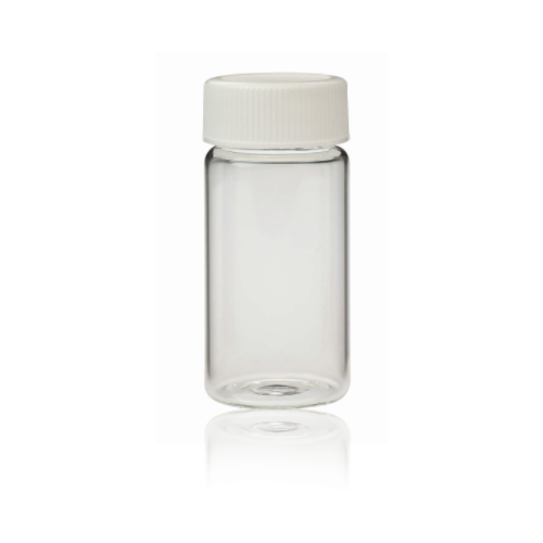 17653. VIAL PET 20ML, 27X61MM P/CENTELLEO LIQUIDO C/TAPA DE POLIPROPILENO Y REVESTIMIENTO DE ESPUMA DE POLIETILENO CAJA C/500 PIEZAS  - WHEATON