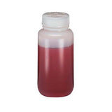 17442. FRASCO VIDRIO CLARO 1LT BOCA ANGOSTA GRADUADO C/TAPON FENOLICO NEGRO C/REVESTIMIENTO DE TEFLON - WHEATON