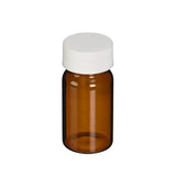 4210. VIAL VIDRIO AMBAR 20ML, TAPA SOLIDO 24-400 LINER TEFLON, PRELIMPIO C/72 FINNERAN