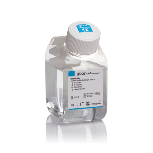 18000. DMEM SIN GLUCOSA Y ROJO DE FENOL 500ML - GIBCO