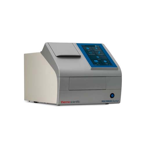 21724. ESPECTROFOTOMETRO DE MICROPLACAS MULTISKAN SKYHIGH 6, 48, 96 Y 384 POCILLOS, 200-1000NM C/PANTALLA TACTIL Y PLACA UDROP DUO - THERMO SCIENTIFIC