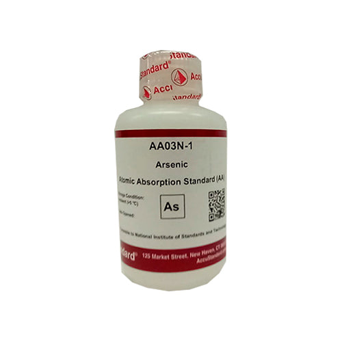 9389. STD ARSENICO AA 1000UG/ML EN 2-5% ACIDO NITRICO 100ML -  ACCUSTANDARD