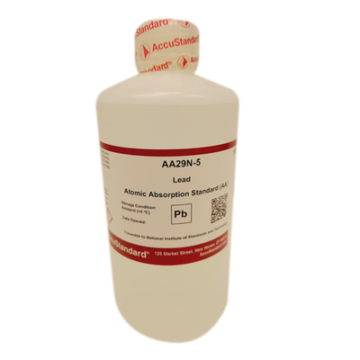 6041. STD PLOMO AA 1000UG/ML EN 2-5% ACIDO NITRICO 500ML - ACCUSTANDARD
