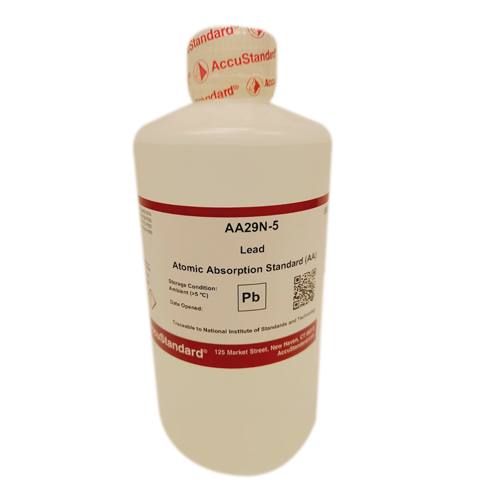 6041. STD PLOMO AA 1000UG/ML EN 2-5% ACIDO NITRICO 500ML - ACCUSTANDARD