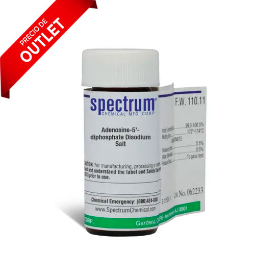 25095. ADENOSINA-5'-DIFOSFATO SAL DISODICA 1GR SPECTRUM CHEMICAL