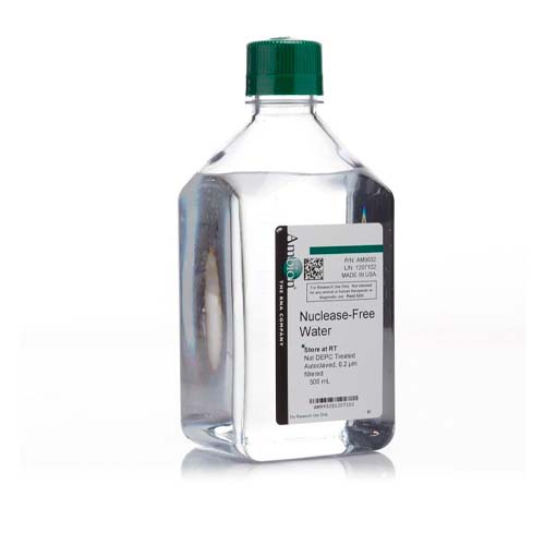 14250. AGUA LIBRE DE NUCLEASAS 500ML, - APPLIED BIOSYSTEMS