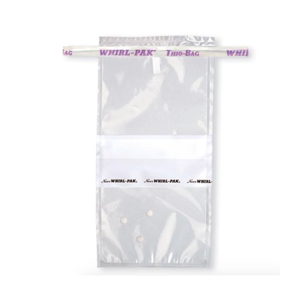 2405. BOLSA WHIRL-PAK 10.1OZ (300ML) THIO-BAG C/TIOSULFATO DE SODIO 11.5X23CM C/100 - NASCO