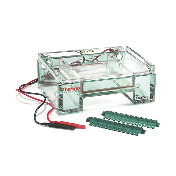 SISTEMA DE ELECTROFORESIS HORIZONTAL MINIGEL B2 EASYCAST 12X14CM MOD. B2 OWL