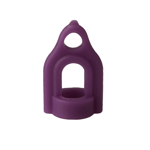 26012. ANILLO SUPERIOR PVC P/TERMOMETRO DE VIDRIO, COLOR MORADO 5.5MM C/25 BEL-ART