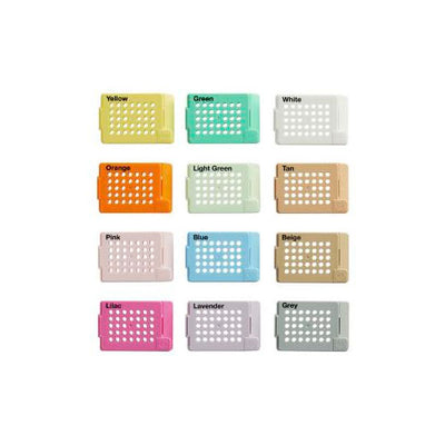 26723. CASSETTE DE INCLUSION P/TEJIDOS COLOR LILA TISSUELOC C/1000 EPREDIA