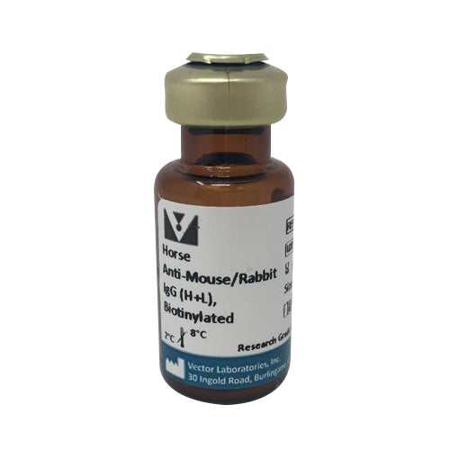5223. HORSE ANTI-MOUSE/RABBIT IGG ANTIBODY (H+L) (UNIVERSAL) BIOTINYLATED 2.1MG - VECTOR