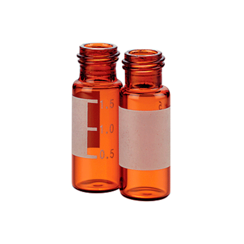 26178. VIAL VIDRIO AMBAR 1.5ML, 12X32MM ROSCADO 9MM P/INYECTOR AUTOMATICO C/100 THERMO SCIENTIFIC