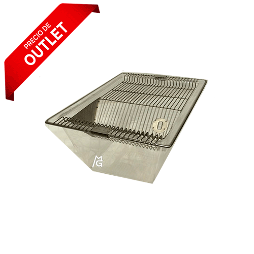 24356. TAPA DE ACERO GALVANIZADO P/CAJA DE CRIA 19X29CM SMG