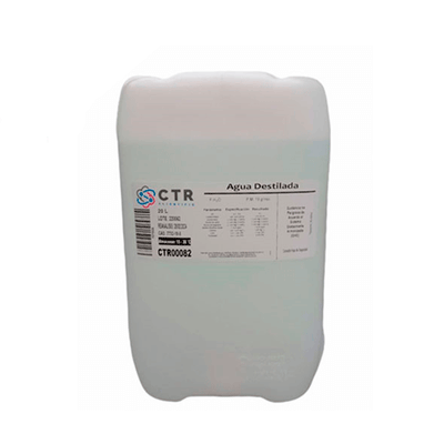 50932. AGUA DESTILADA PORRON 20LT - CTR