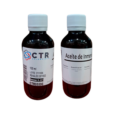 50960. ACEITE DE INMERSION TIPO A PLASTICO AMBAR 100ML - CTR