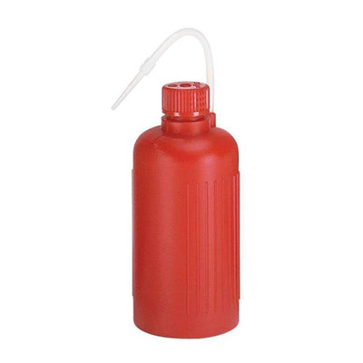 1470. PIZETA (FRASCO LAVADOR) 500ML LDPE COLOR ROJO DE SEGURIDAD - NALGENE