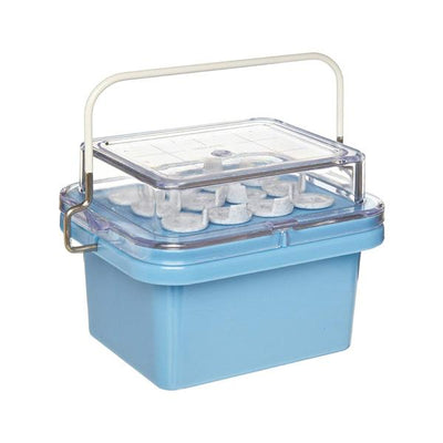 1520. UNIDAD DE ENFRIAMIENTO RAPIDO DE POLICARBONATO C/TAPA Y JALADERA P/12 MICROTUBOS - NALGENE