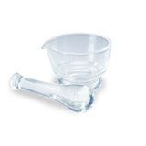 12020. MORTERO DE VIDRIO CON PISTILO, 118ML (4-OZ), 100MM - DAIGGER