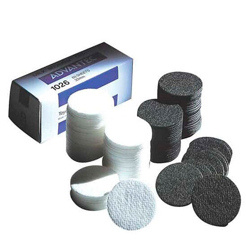 25981. DISCOS P/SEDIMENTACION DE LECHE BLANCO 33MM C/50, N01026 ADVANTEC