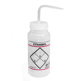 51023. PIZETA (FRASCO LAVADOR) 500ML ETANOL, BOCA ANCHA SALIDA SUPERIOR C/TAPA NATURAL, LDPE - BEL-ART