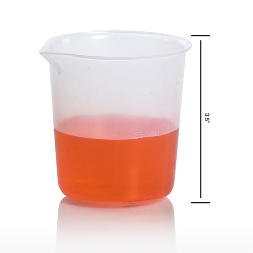 11681.VASO DE PRECIPITADO DE POLIPROPILENO 250ML GRADUADO PAQUETE C/2 PIEZAS - BEL-ART