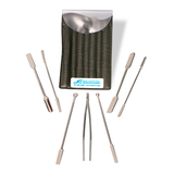 6105. KIT DE MICROESPATULAS DE ACERO INOXIDABLE - BEL-ART