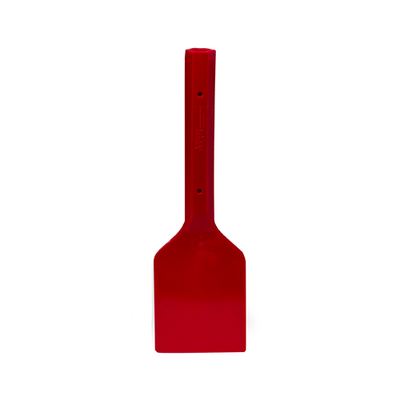 26052. RASPADOR DE PLASTICO DURO ROJO, HOJA 5 X 6PULG HDPE C/MANGO DE 10PULG BEL-ART