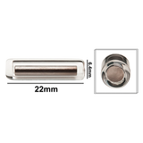 5081. BARRA MAGNETICA ENCAPSULADA EN VIDRIO 6.4 X 22MM - BEL-ART