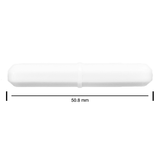 5097. BARRA MAGNETICA OCTAGONAL DE TEFLON 8 X 50.8MM BLANCA - BEL-ART