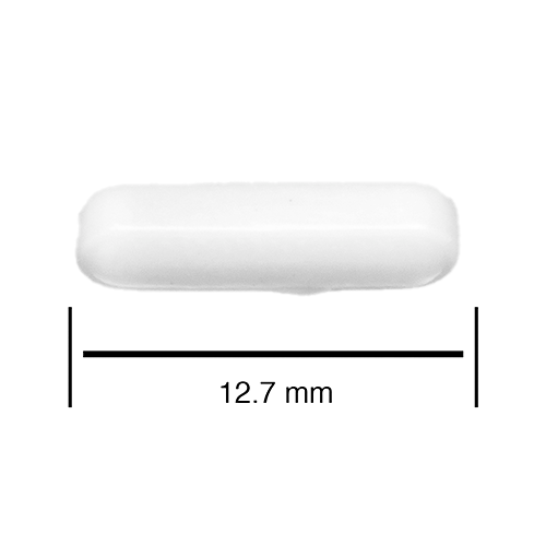 5110. BARRA MAGNETICA OCTAGONAL DE TEFLON 3.2 X 12.7MM BLANCA - BEL-ART