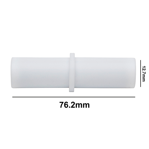 5119. BARRA MAGNETICA CILINDRICA DE TEFLON 12.7 X 76.2MM BLANCA - BEL-ART