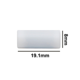 5121. BARRA MAGNETICA CILINDRICA DE TEFLON 8 X 19.1MM BLANCA - BEL-ART