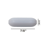 5159. BARRA MAGNETICA POLIGONO DE TEFLON 4.7 X 22.2MM BLANCA - BEL-ART