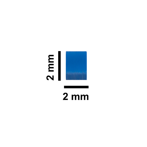 5164. BARRA MAGNETICA DE TEFLON 2 X 2MM MICRO AZUL - BEL-ART