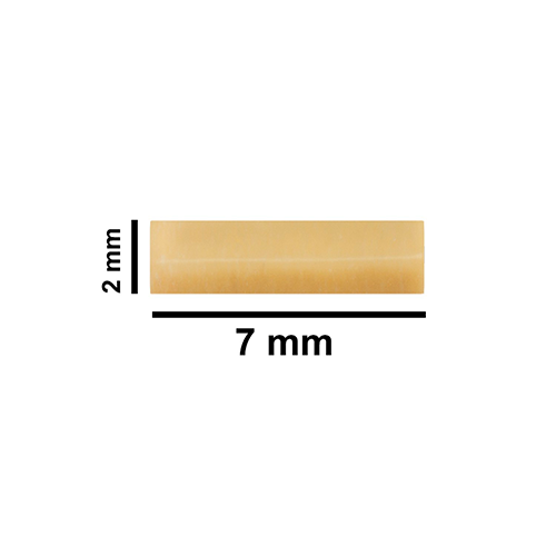 5167. BARRA MAGNETICA DE TEFLON 2 X 7MM MICRO AMARILLA - BEL-ART