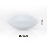 5178. BARRA MAGNETICA FORMA HUEVO DE TEFLON 12.7 X 25.4MM BLANCA - BEL-ART
