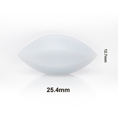 5178. BARRA MAGNETICA FORMA HUEVO DE TEFLON 12.7 X 25.4MM BLANCA - BEL-ART