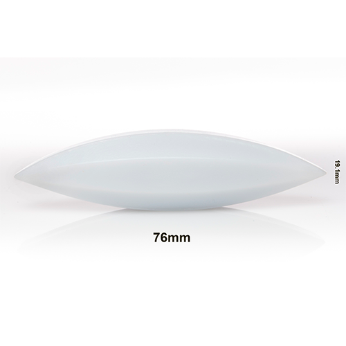 5180. BARRA MAGNETICA FORMA HUEVO DE TEFLON 19.1 X 76MM BLANCA - BEL-ART