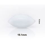 5181. BARRA MAGNETICA FORMA HUEVO DE TEFLON 9.5 X 19.1MM BLANCA - BEL-ART