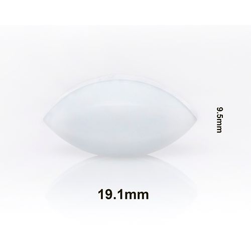 5181. BARRA MAGNETICA FORMA HUEVO DE TEFLON 9.5 X 19.1MM BLANCA - BEL-ART