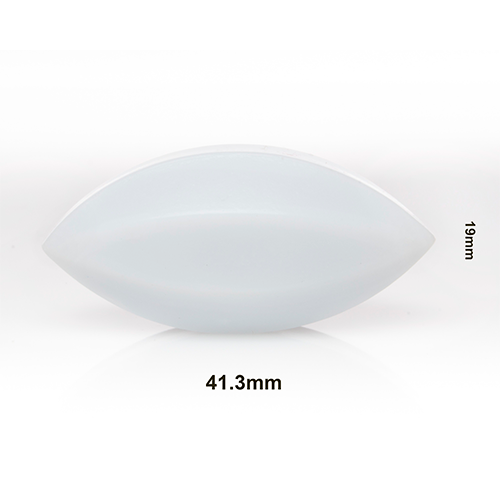 5185. BARRA MAGNETICA FORMA HUEVO DE TEFLON 19 X 41.3MM BLANCA - BEL-ART