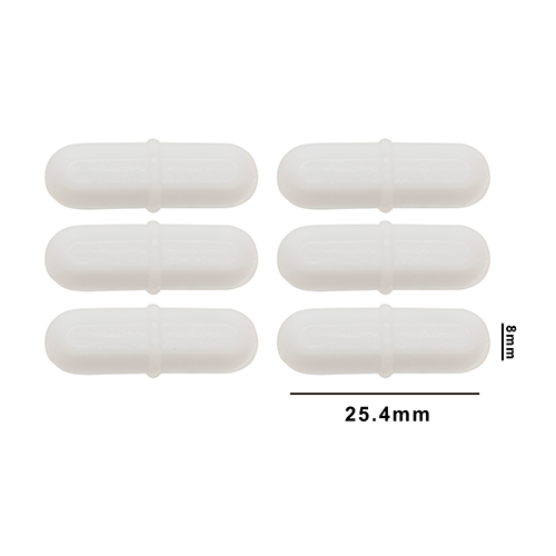 5196. BARRA MAGNETICA OCTAGONAL DE TEFLON 8 X 25.4MM BLANCA - BEL-ART