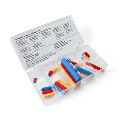 5204. KIT DE BARRAS MAGNETICAS OCTAGONAL DE TEFLON TAMAÑOS Y COLORES SURTIDOS C/24 - BEL-ART