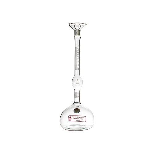 9277. MATRAZ DE VIDRIO 250ML (LE CHATELIER) P/GRAVEDAD ESPECIFICA  - HUMBOLDT