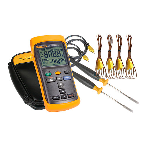 8923. KIT DE TERMOMETRO DIGITAL PORTATIL DOBLE ENTRADA -50/1093°C FLUKE - HUMBOLDT