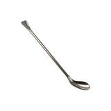 10689. MUESTREADOR ELLIPSO-SPOON CON ESPATULA Y CUCHARA, 25CM DE LARGO, DE ACERO INOXIDABLE - BEL-ART