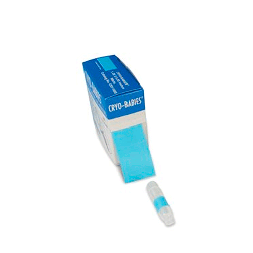 4253. ETIQUETA CRYO-BABIES P/USO GENERAL 1.50X.75 AZUL C/1000 - HEATHROW
