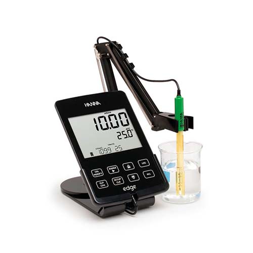 55205. MEDIDOR MULTIPARAMETRICO CONDUCTIVIDAD/TDS/SALINIDAD, TECLADO TACTIL EDGE, PANTALLA LCD 5.5PULG  115V HANNA