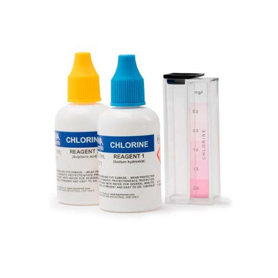55246. KIT QUIMICO P/PRUEBAS DE CLORO LIBRE 50 PRUEBAS - HANNA